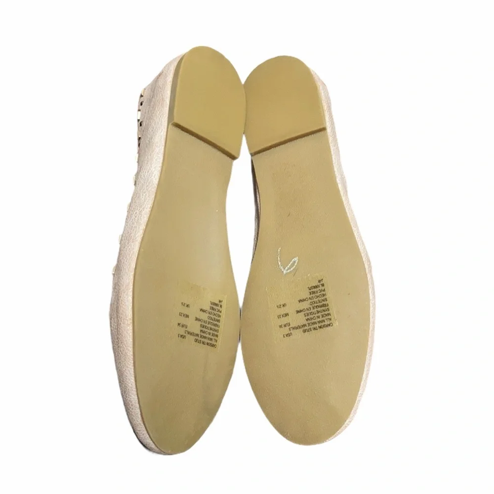Frye Girl’s Carson Studded Flat Size 3